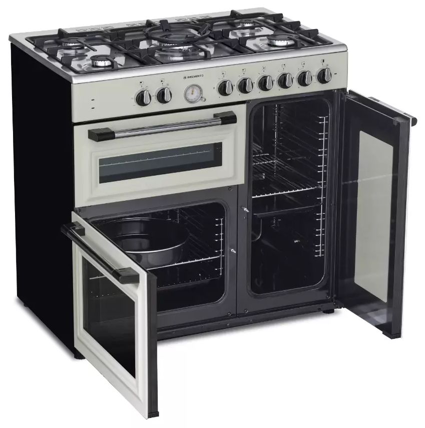 9057836 Комбинированная плита Delvento V96NR53001 бежевый STDN-0039831 - Вид №5