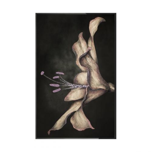 Lilium Fossile Произведение искусства из ископаемого дерева Visionnaire 