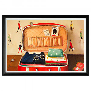 828199912_1818 Арт-постер "Первая остановка - Лондон" Object Desire