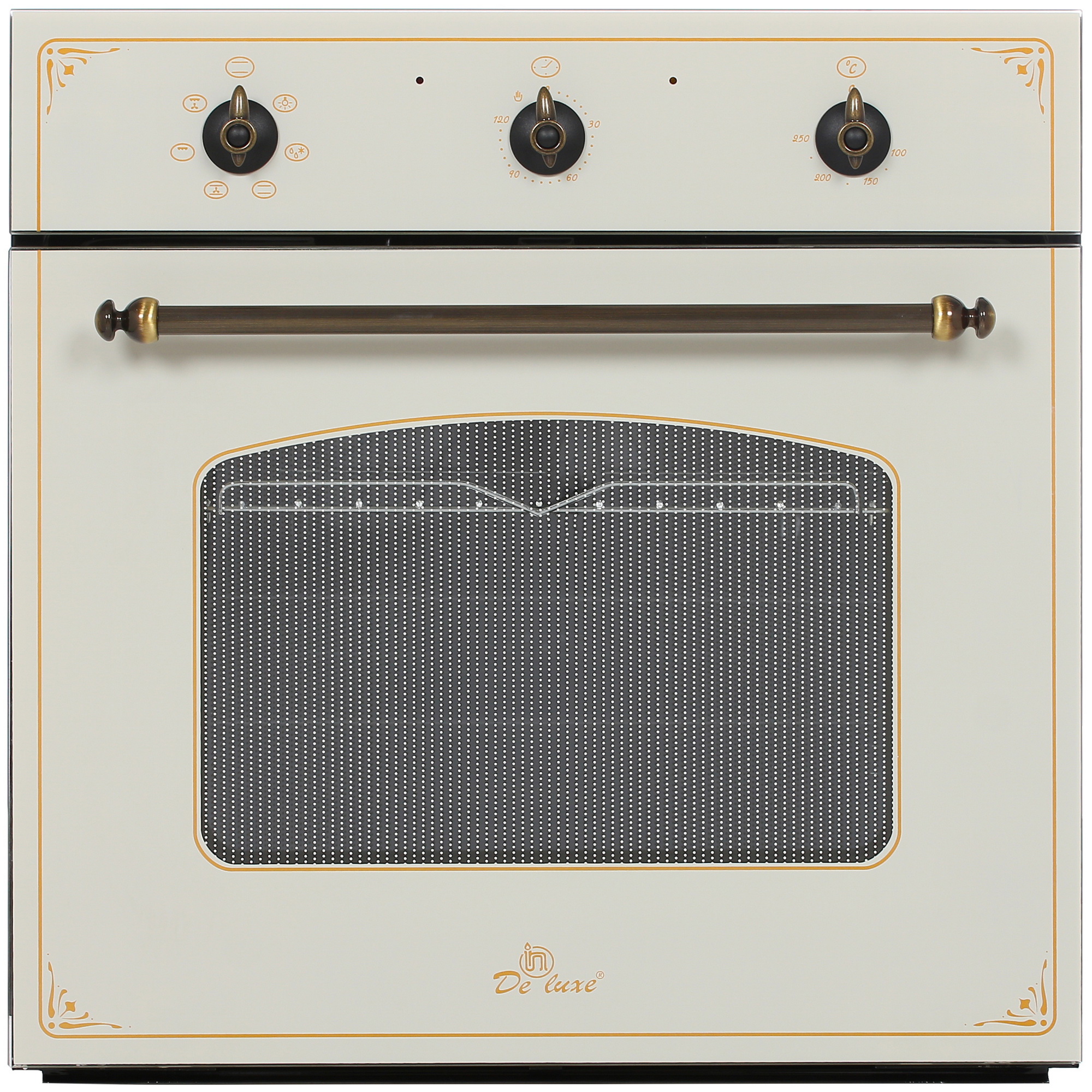 8121971 Электрический духовой шкаф De Luxe 6006.03эшв-037 бежевый STDN-0053495