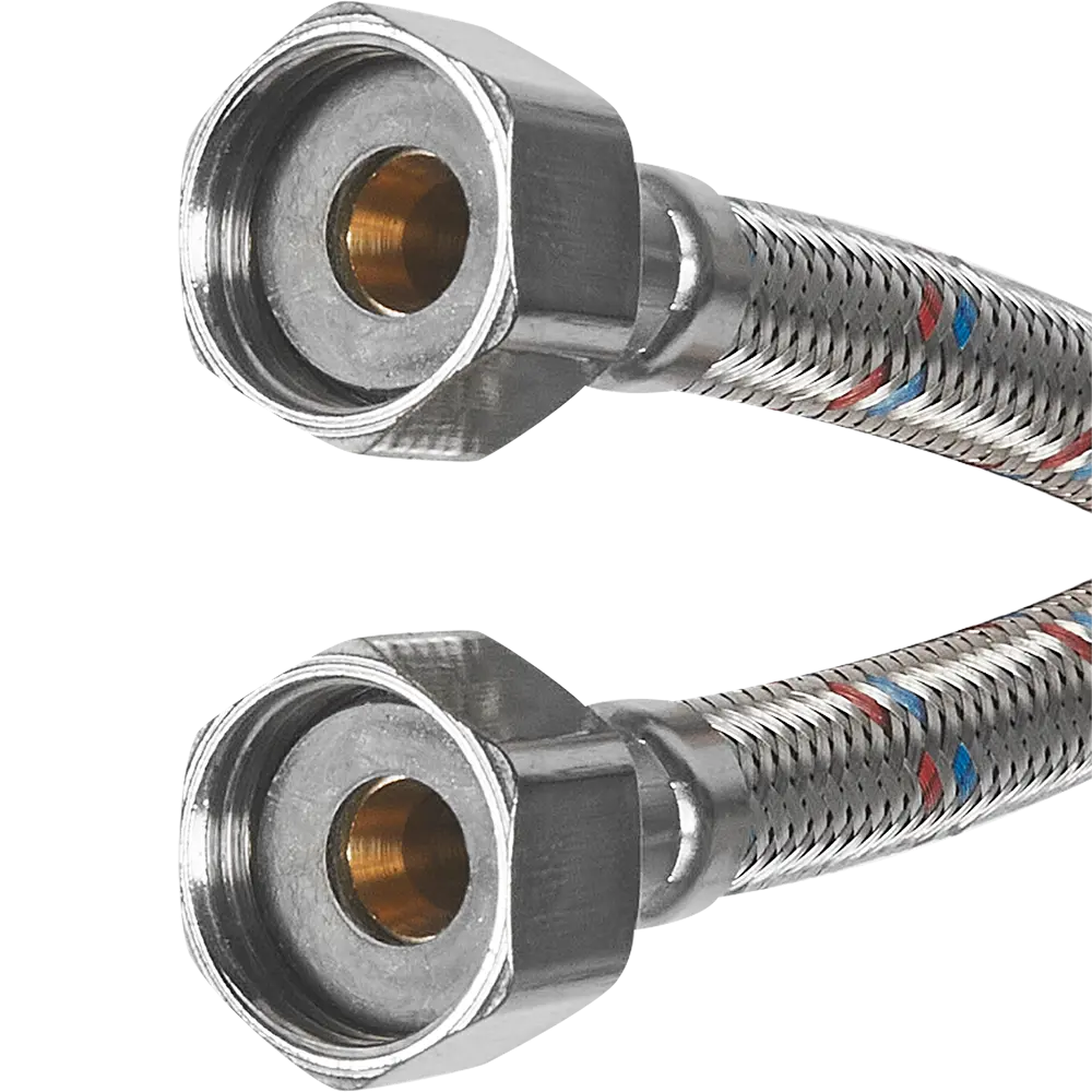 Гибкая подводка для воды Aquabeam 1/2" гайка - гайка 60 см STLM-2182514 - Вид №1