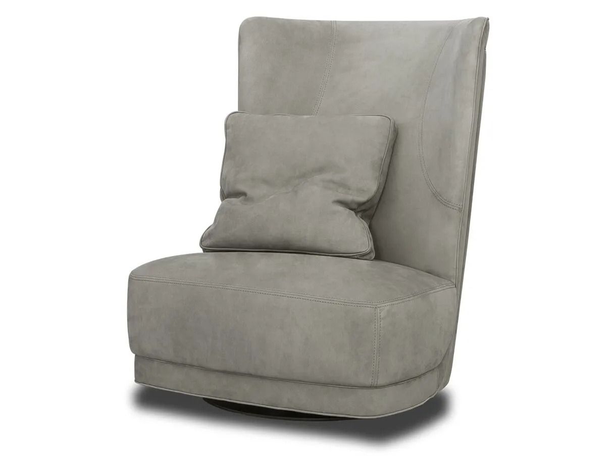 Кожаное вращающееся кресло bergère Baxter ETIENNE BERGÈRE ARCH-00135327