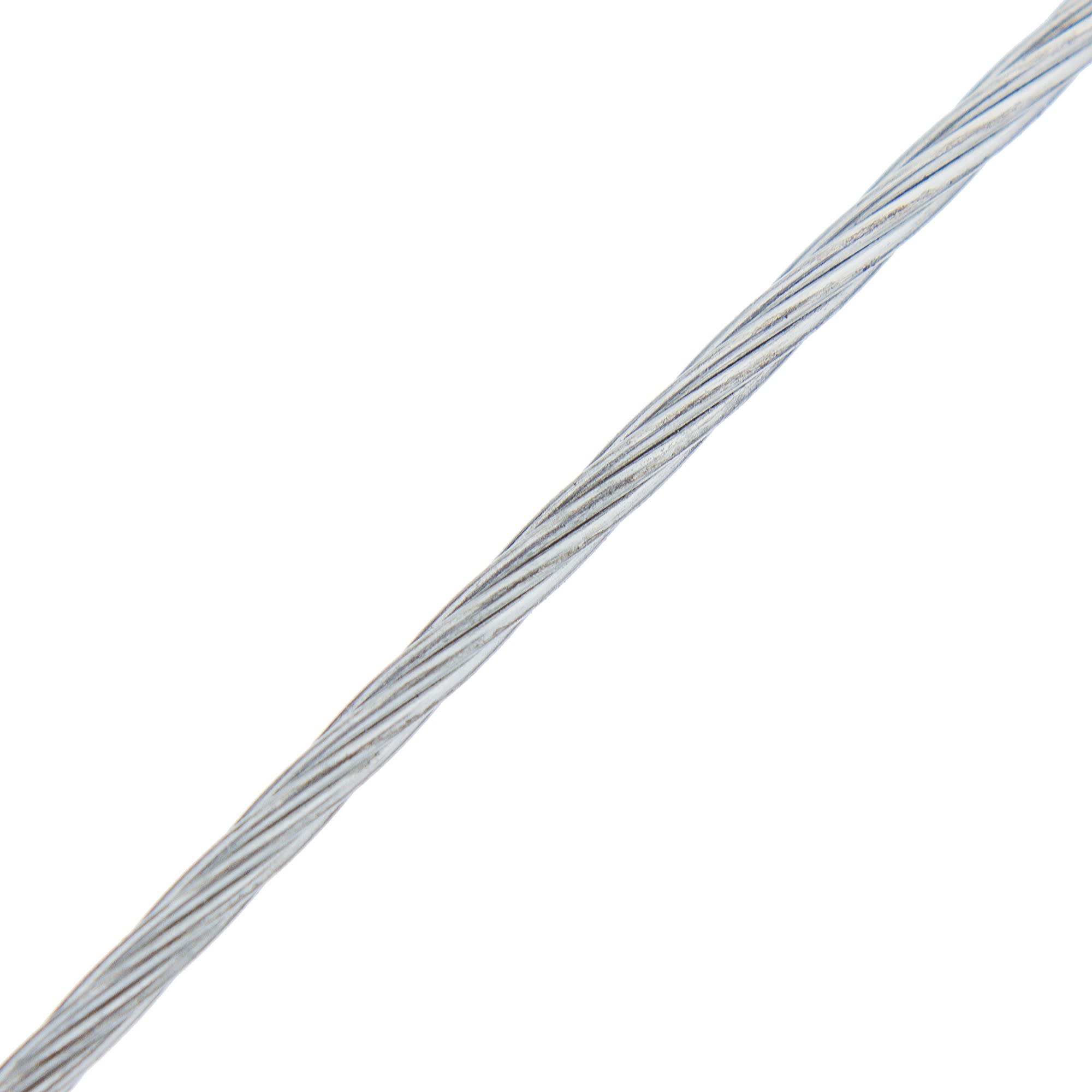 15955977 Трос стальной DIN 3055 1 мм 10 м, цвет цинк Santreyd  - Вид №1