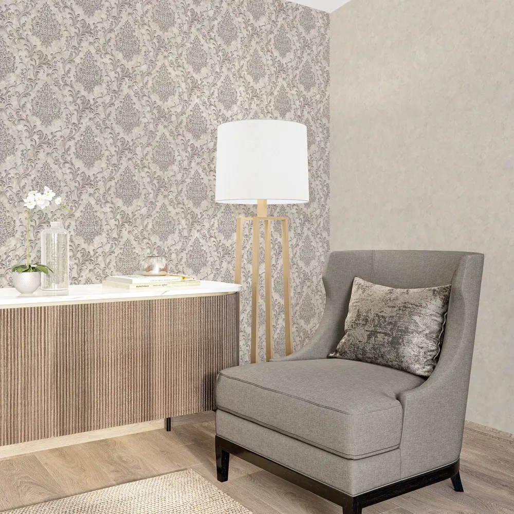 Обои флизелиновые Home Color Diamond бежево-голубые 1.06 м HC71782-26 83537062 STLM-2208916 - Вид №3