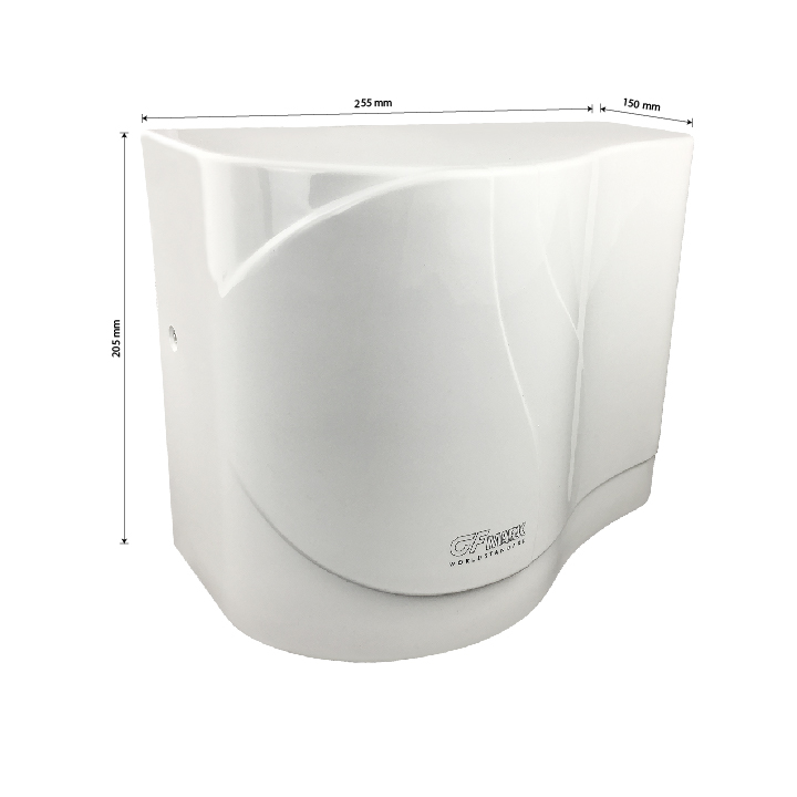 GFmark - Сушилка для рук, белая, 1400W, код: 6907  - Вид №5