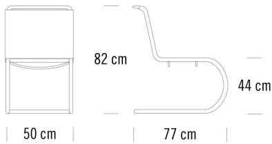 Thonet Консольное кресло из кожи S 533 sun-id-1445392 - Вид №5