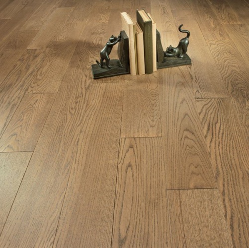 Инженерная доска Coswick Бражированная Шабо 127мм Шелковое Масло Дуб Селект с брашью (Текстурированная) 600…2100х127 мм 11541259 - Вид №1