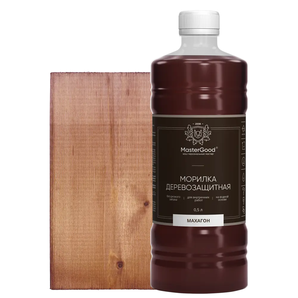 Морилка GOOD MASTER Махагон для дерева - благородное тонирование с защитой 88038576 STLM-0076610