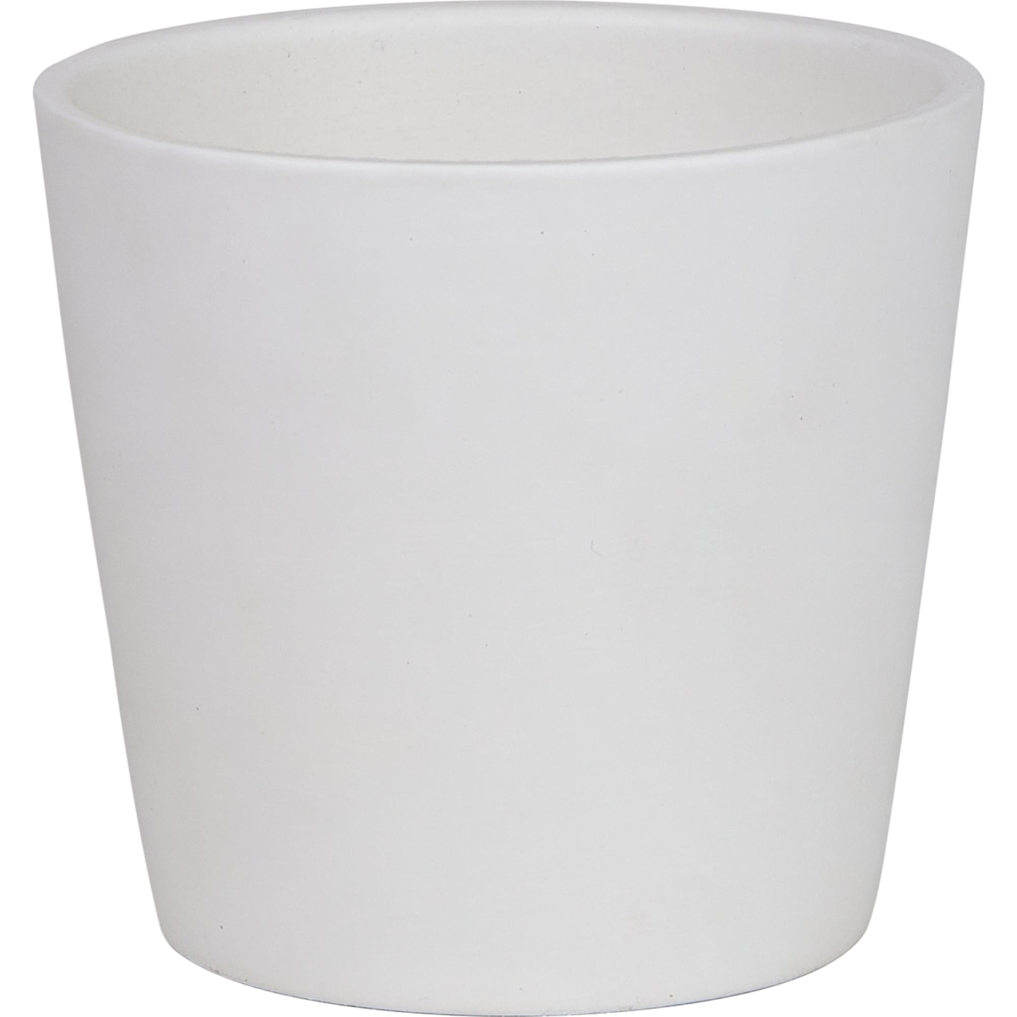 83801937 Кашпо для цветов ø8 h7 см v0.2 л глина белый Кактусник Santreyd 
