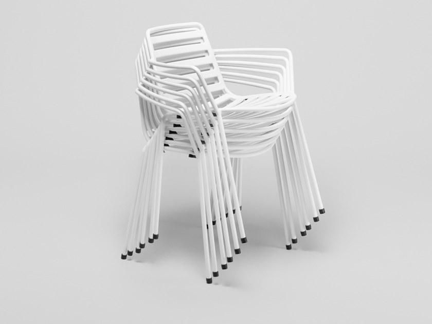 ENEA Садовый стул из стали с подлокотниками Street sun-id-1470759 - Вид №2