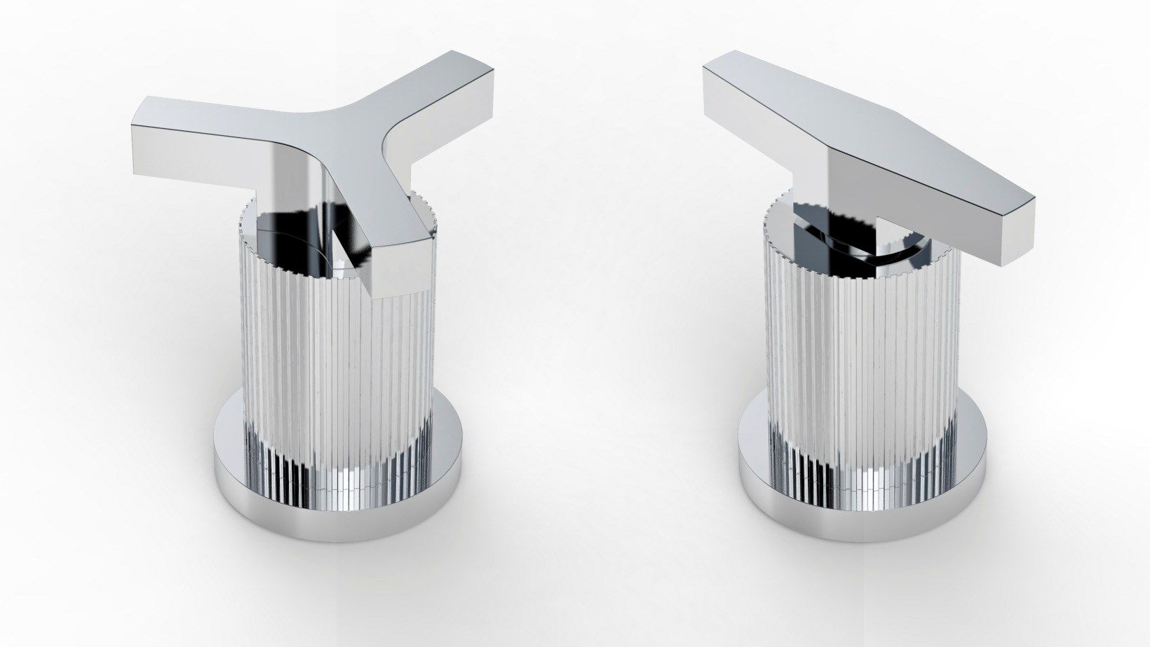 Смеситель для раковины с 3 отверстиями и отдельными розетками RUBINETTERIE STELLA ARCH-00085383 - Вид №12