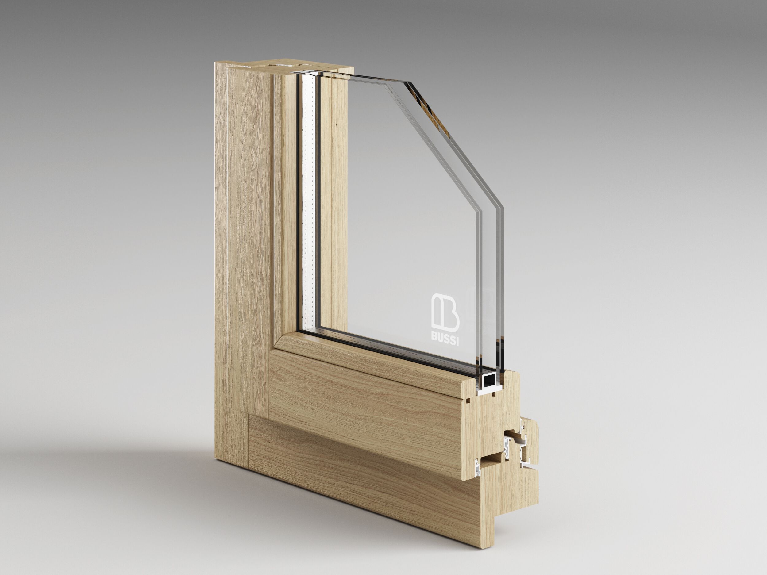 Деревянные окна Bussi LEGNO 68 ARCH-00105520