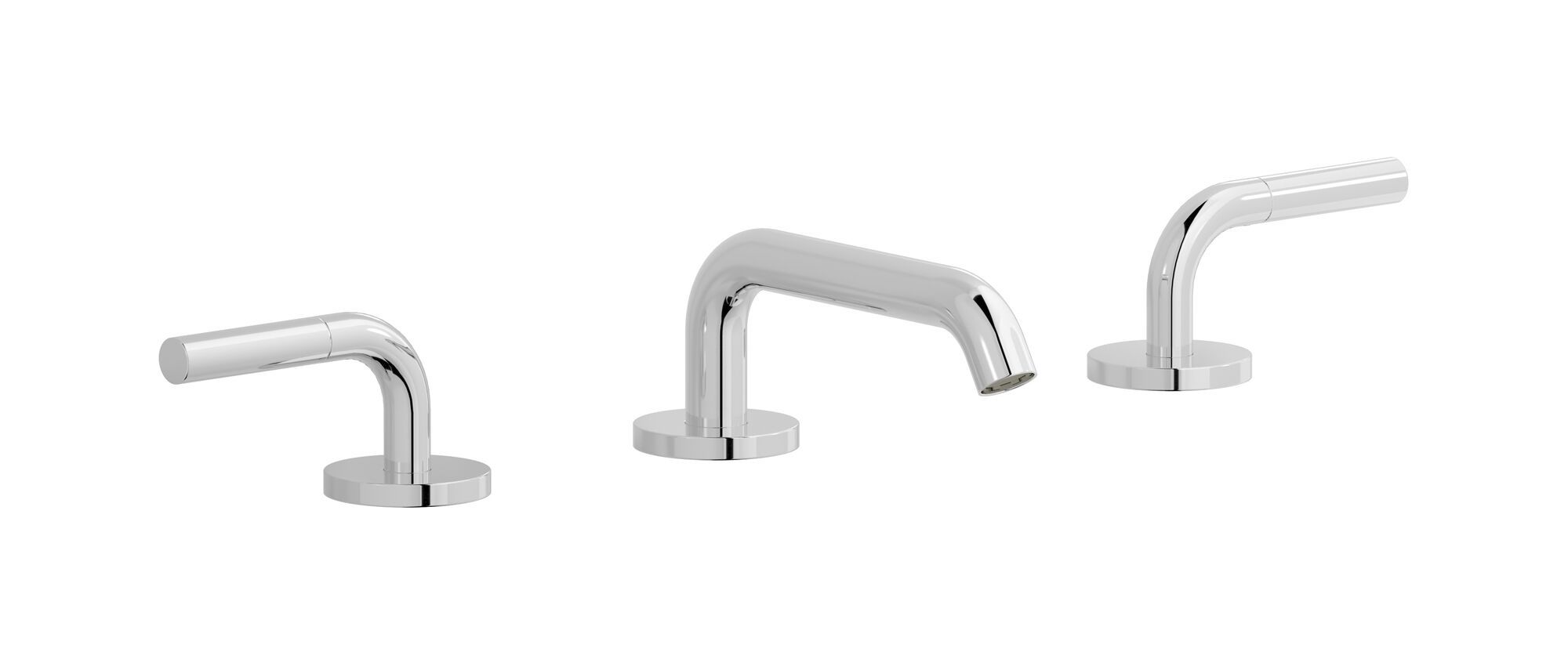 Смеситель для раковины с 3 отверстиями и автоматическим сливом IB Brera ARCH-00099011 - Вид №2