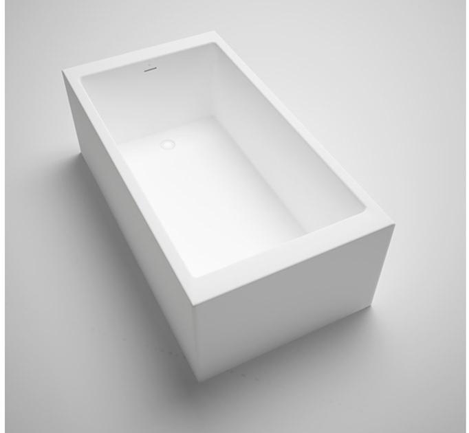 Blu Bathworks® Прямоугольная акриловая ванна Box Bt8001 - Вид №1