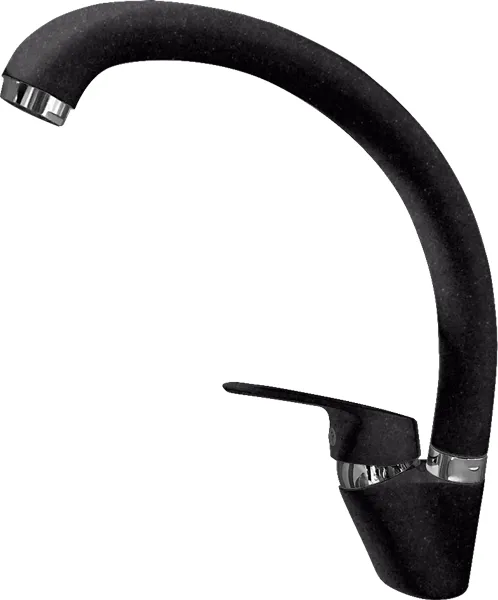 Кухонный смеситель 3323 черный GranFest 