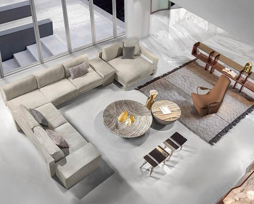 HESSENTIA | Cornelio Cappellini Секционный кожаный диван Vision Santreyd sun-id-1402085 - Вид №5