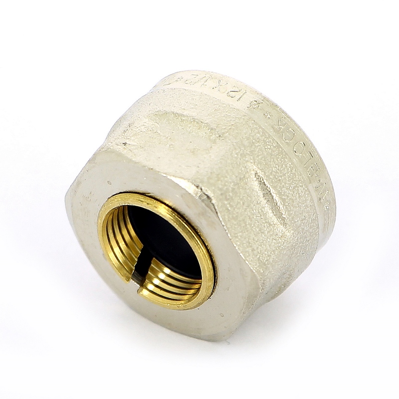 Соединитель для медной трубы обжим TIEMME 12х1/2"(16) 1440005