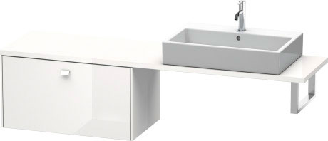 BR512400909 Brioso Шкафчик для компактной консоли Светло-голубой матовый декор Duravit - Вид №2