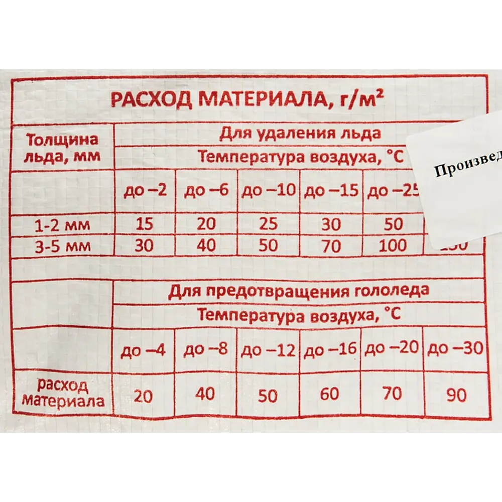 Средство для плавления льда Ультра 25 кг 82442431 STLM-2121181 Santreyd  - Вид №3