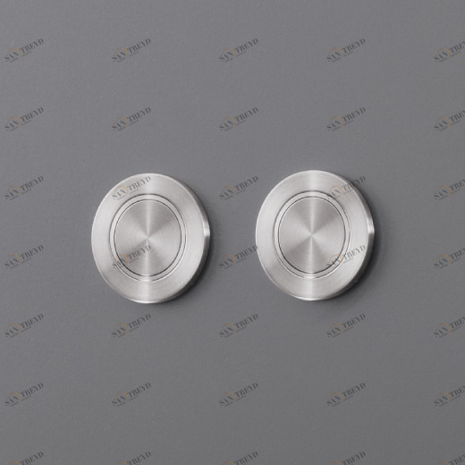 Пара кнопок для смыва TECE цистерны, установленных на панели доступной для контроля  PUL07 CEADESIGN 