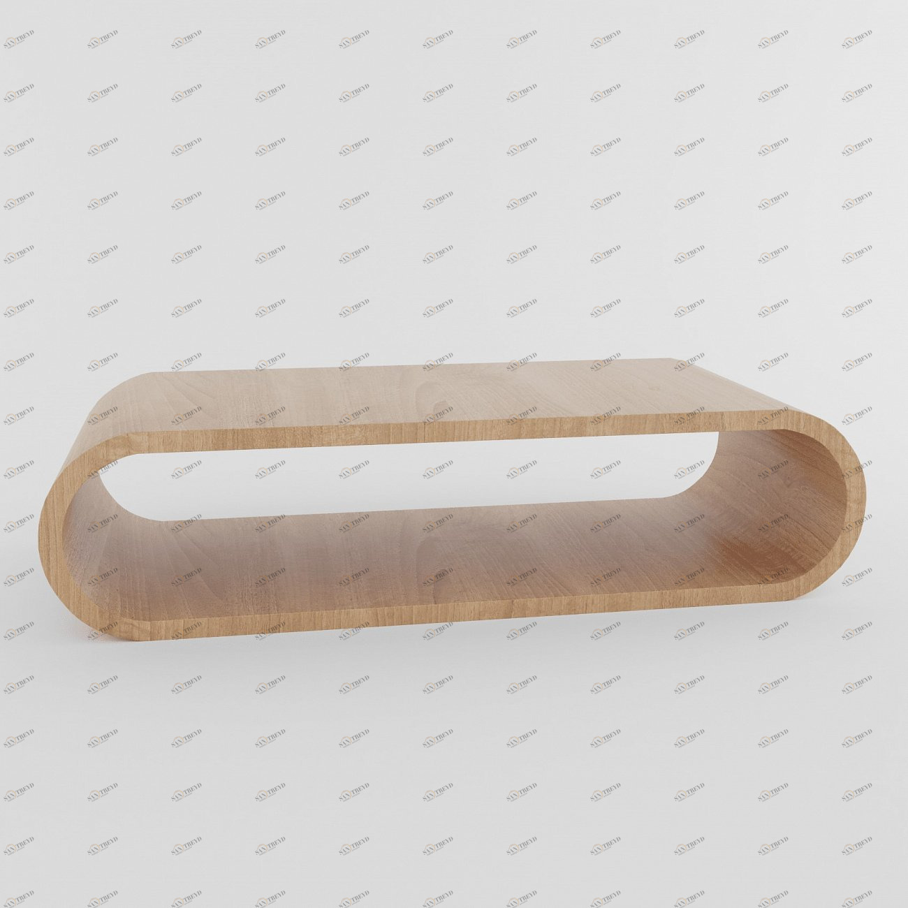 Тумба под телевизор 46х185 см дуб "Цикл" ODINGENIY  00-3885836 Бежевый 