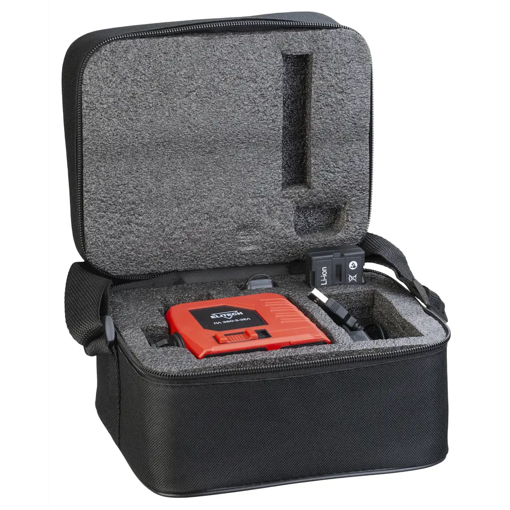 Лазерный нивелир Elitech ПЛ 360-3-ЗЕЛ с зеленым лучом и пультом ДУ 89363228 STLM-1463078 - Вид №8