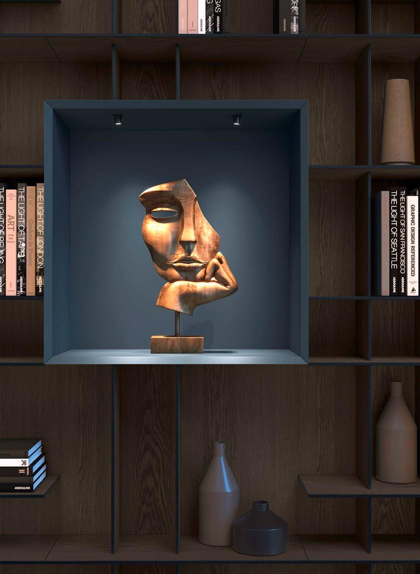 OLIVIERI Модульный стенной книжный шкаф sun-id-1363486 - Вид №1