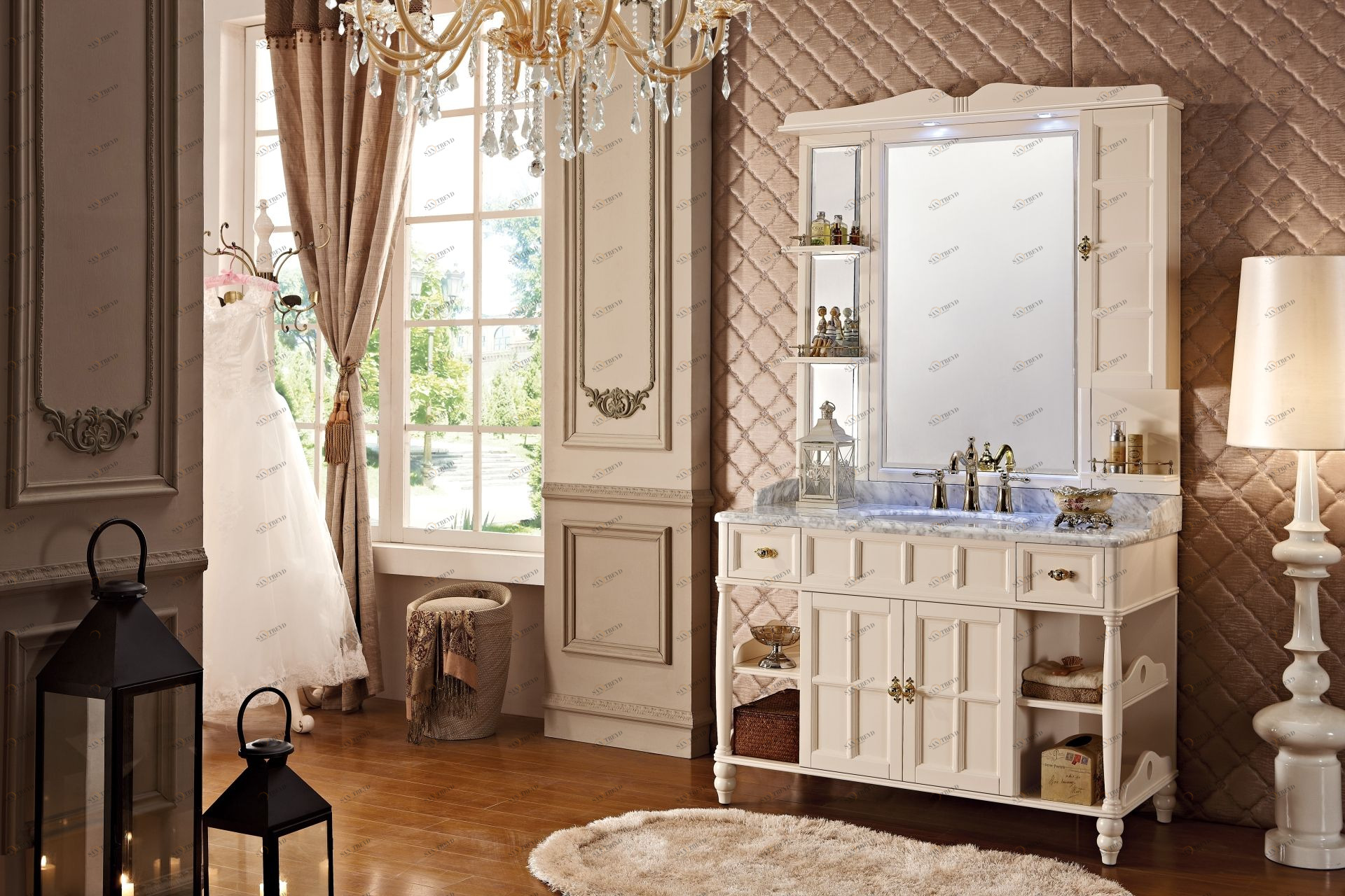 Зеркало SIENA 720 арт. TS-912-M Ивори Tessoro TS912MI