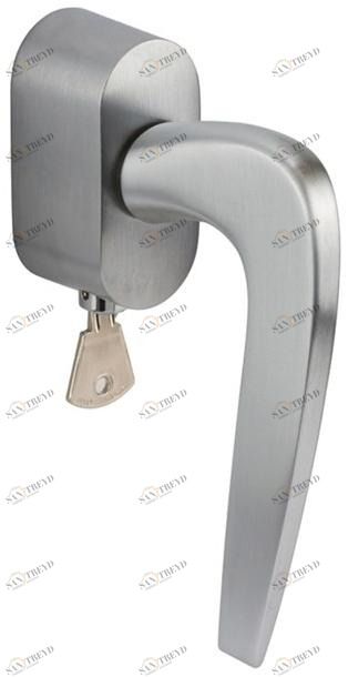 Reguitti Оконная ручка dk с замком на розетке Elegance A005mr02235