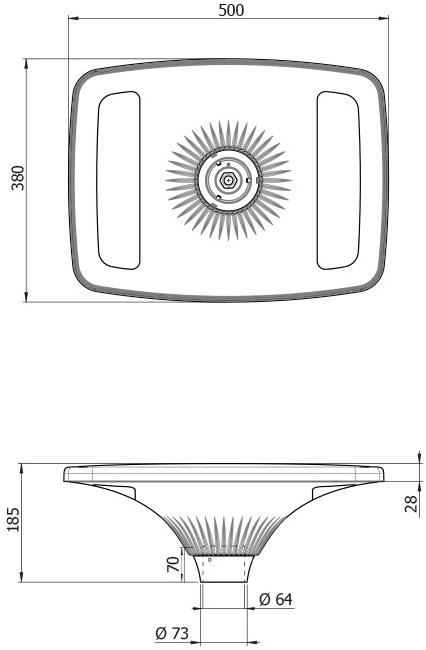 GHM-ECLATEC Алюминиевый светодиодный столб sun-id-1409757 - Вид №6