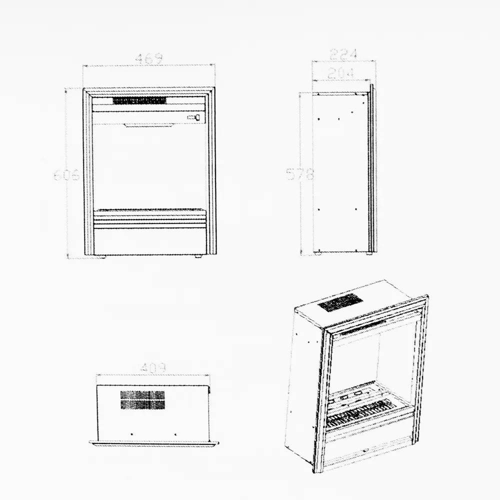 Электрообогреватель vxz77 REALFLAME STLM-2207869 - Вид №4