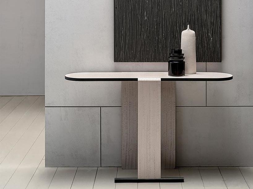Casamilano Овальная консоль из фанерованной древесины sun-id-1488832 - Вид №2