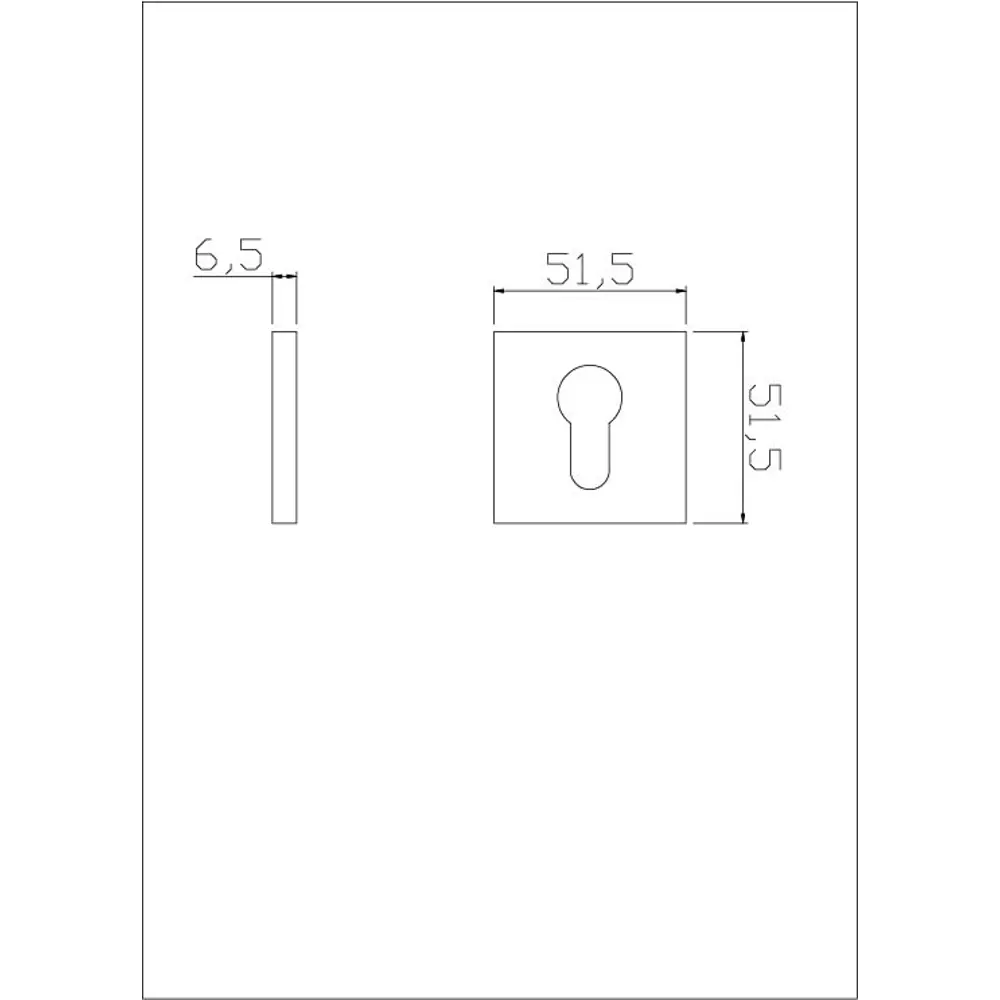 Накладка на цилиндр Edson графит - защита замочной скважины 85163316 STLM-0059258 - Вид №3