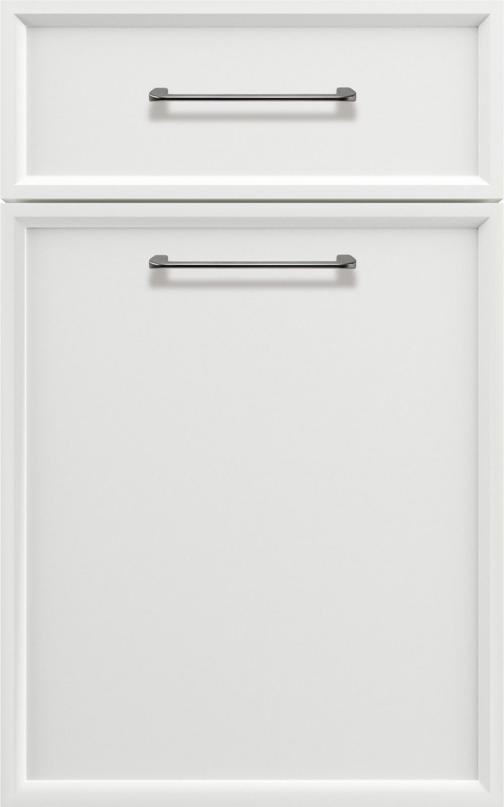 Фасады для кухни Модерн Фрезеровка «Модена» 101 Белый SIDAK SIST310-11008