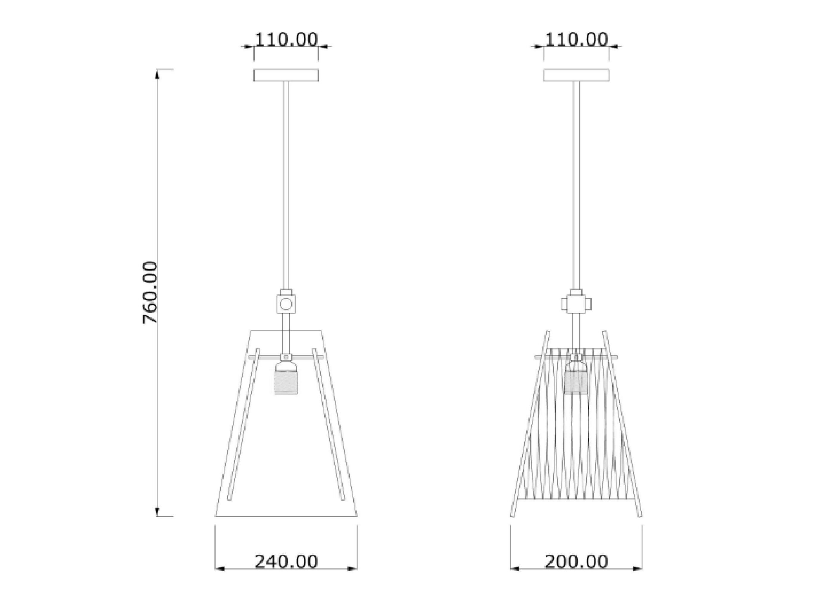 Светодиодный подвесной светильник из латуни и стекла Lampex Italiana FAIRY ARCH-00130053 - Вид №2