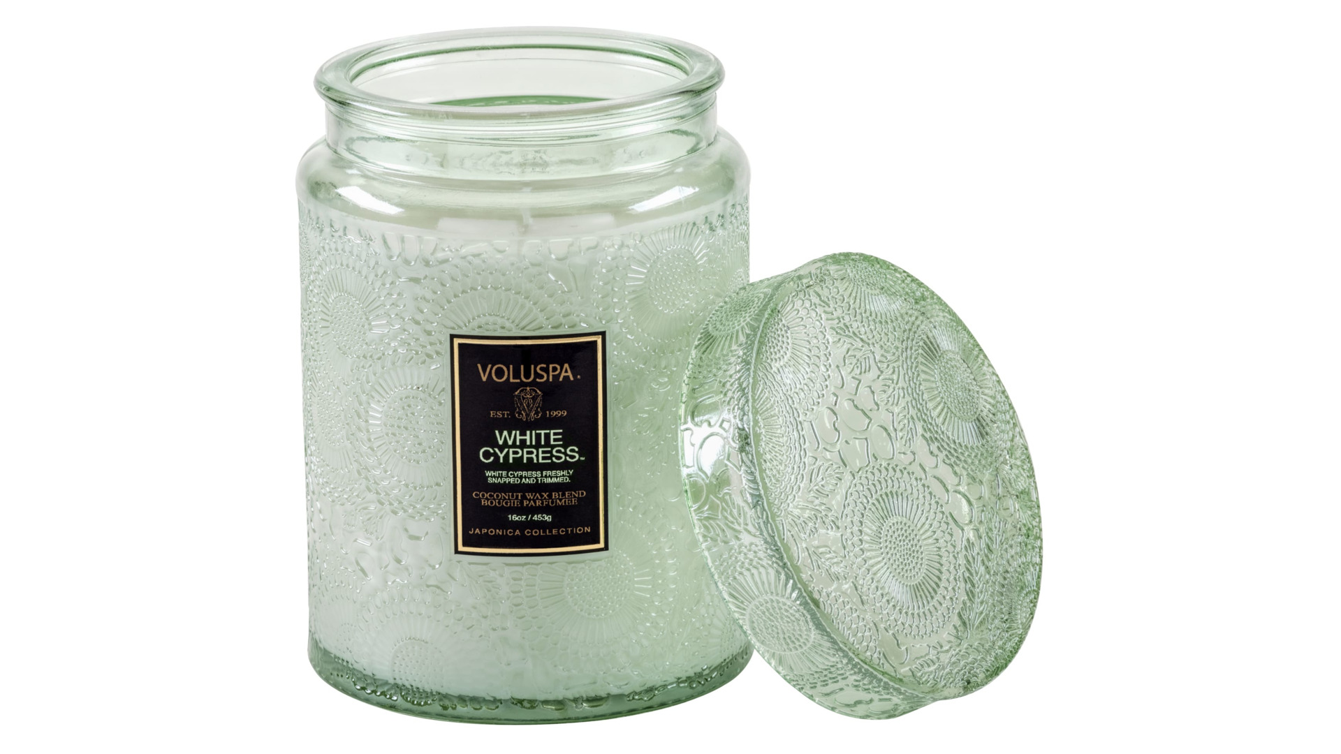 10664207 VOLUSPA Ароматическая свеча Voluspa "Белый кипарис", 454гр  - Вид №1