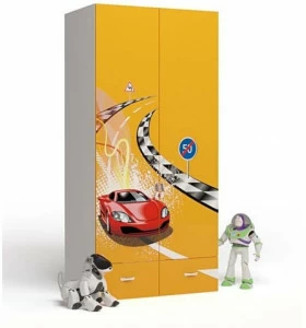 Шкаф ABC-KING 2х дверный Formula оранж