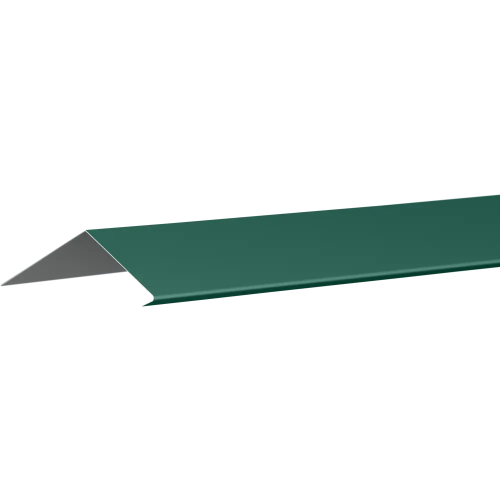 Планка карнизная 100x65 мм 2 м 0.4 мм цвет RAL 6005 зеленый 83963993 STLM-2185326 Santreyd 