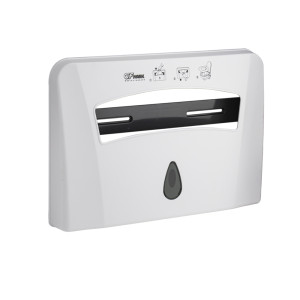 GFmark - Контейнер для одноразовых сидений на крышку унитаза, пластиковый, БЕЛЫЙ, с глазком, код: 913