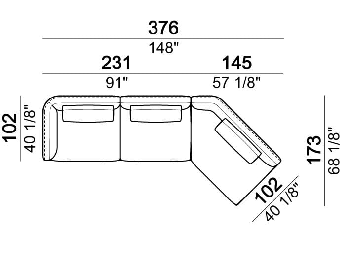 Модульный диван Arketipo SELF CONTROL ARCH-00067338 - Вид №5