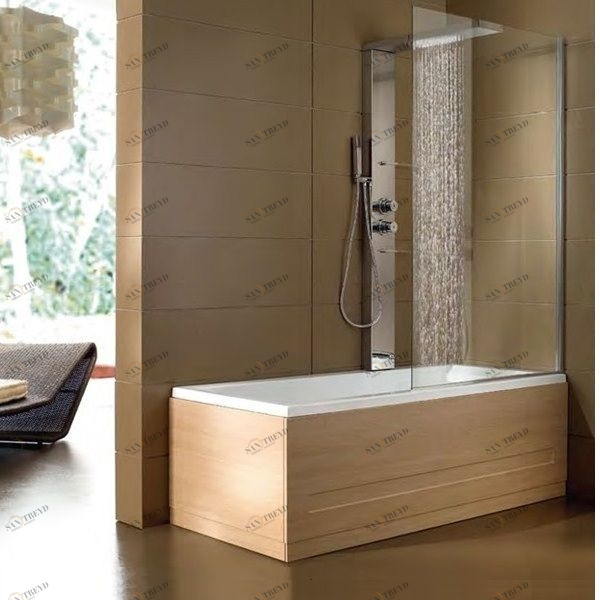 Ванна с душевой кабиной и гидро и аэромассажем ERA PLUS BOX 180 см 3ERA3D8 Gruppo Geromin