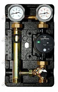Смесительная насосная группа MEIBES MK 1" (подача справа) с насосом Grundfos UPM3 Hybrid 25-70 ME6683136