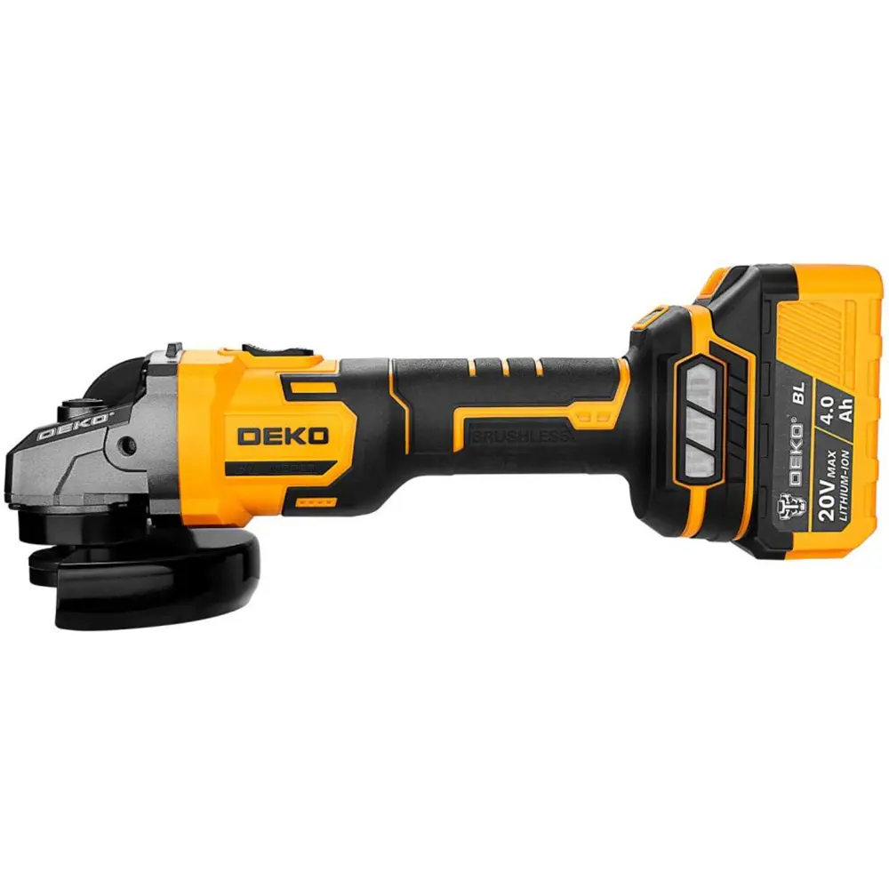 Аккумуляторная углошлифовальная машина DEKO ZKAG20 с кейсом 89384894 STLM-1326441 - Вид №1