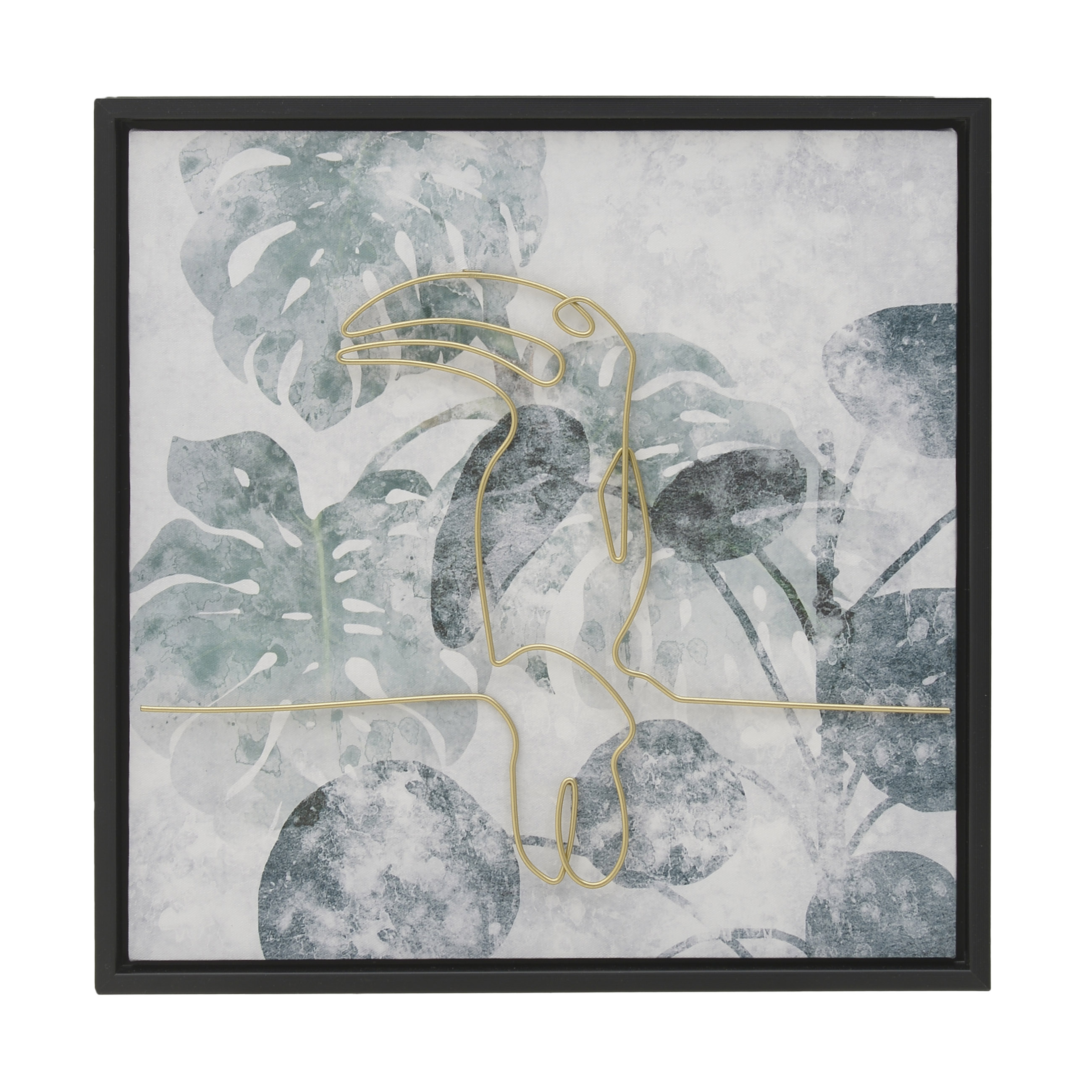 3890709.0296 КАРТИНА С ИНСТАЛЛЯЦИЕЙ В РАМЕ LEAF TO4ROOMS  - Вид №1