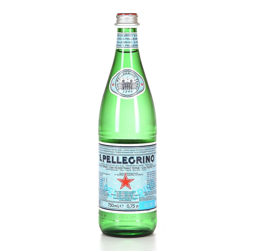 Вода минеральная San Pellegrino газированная 0,75 л Santreyd 2013