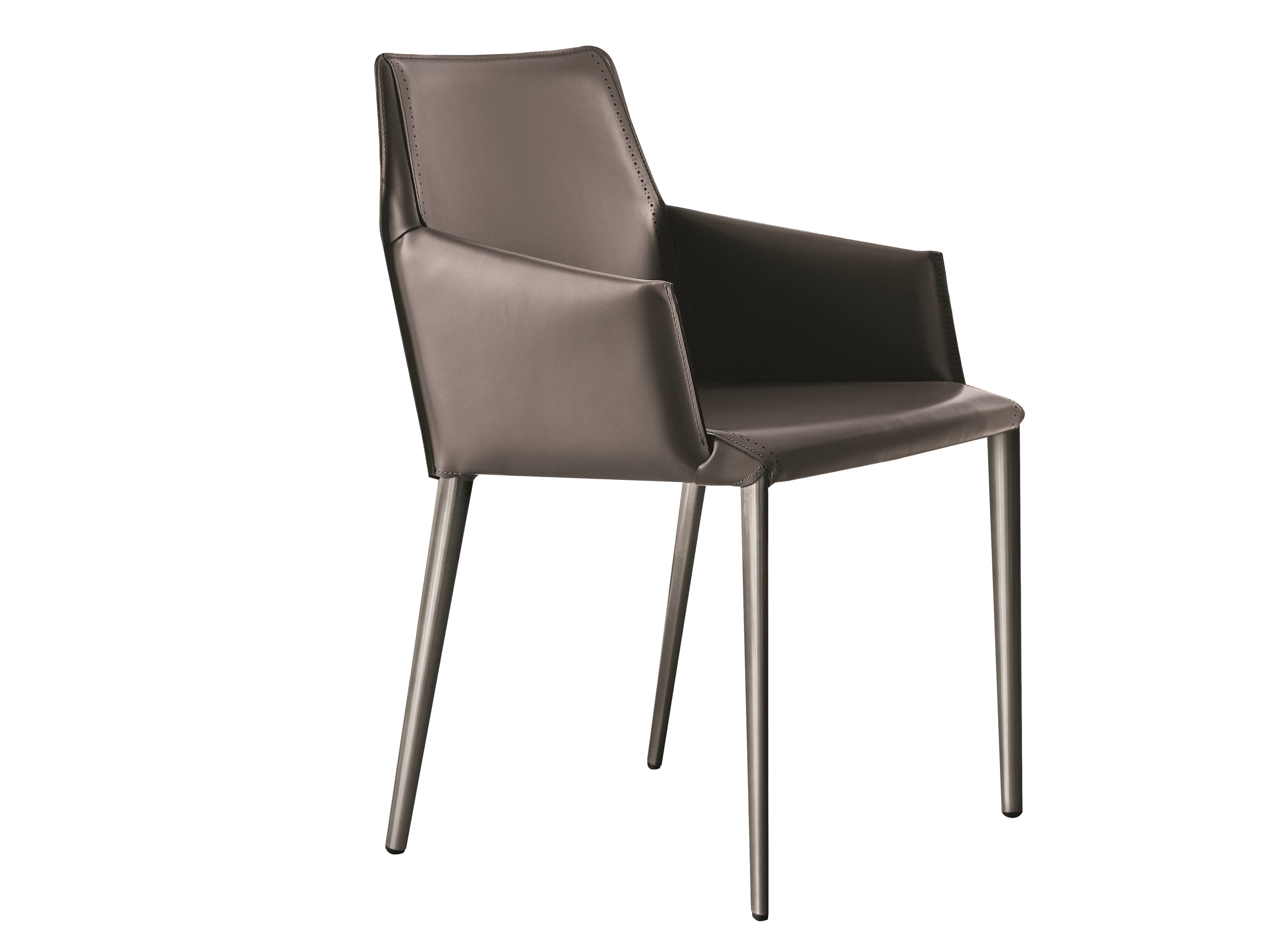 Кожаный стул с подлокотниками Bontempi Casa SALLY ARCH-00095947