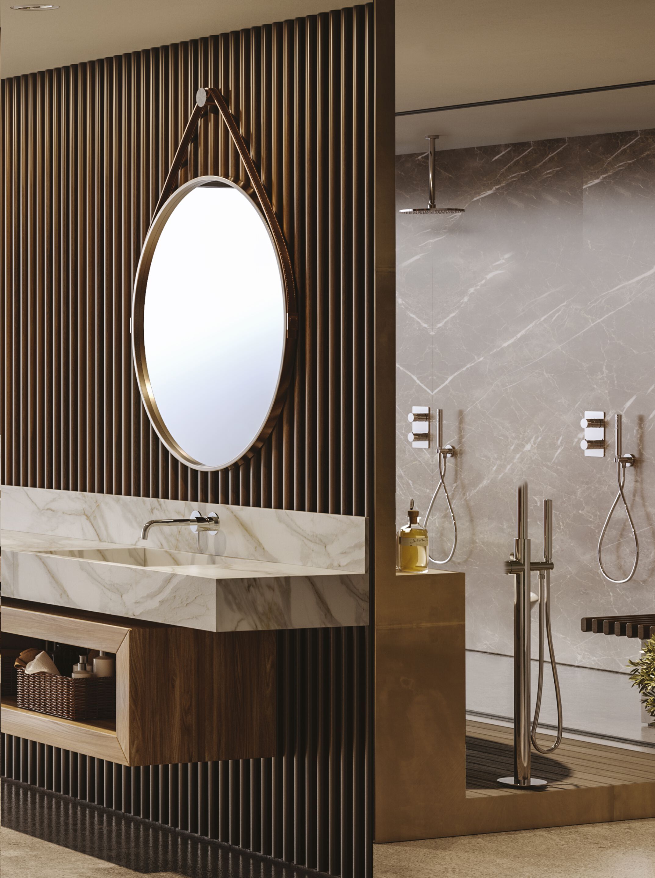 Смеситель для раковины из хромированной латуни Bossini Teo ARCH-00107149 - Вид №2