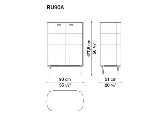 Деревянный шкаф с распашными дверцами Maxalto Tesaurus ARCH-00035055 - Вид №4