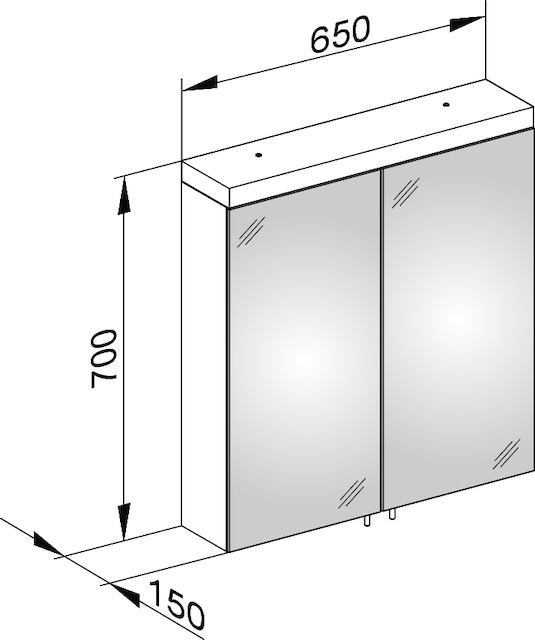 24202171301 Зеркальный шкаф KEUCO Royal Reflex.2 - Вид №3