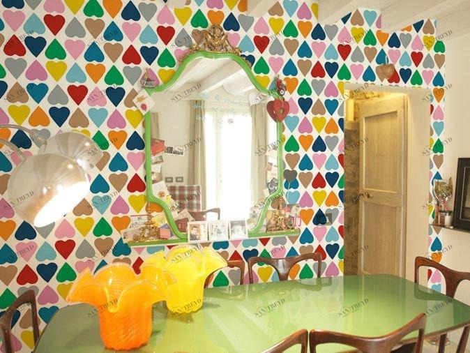 GLAMORA Моющиеся виниловые обои с рисунком Colour blocking sun-id-1408746